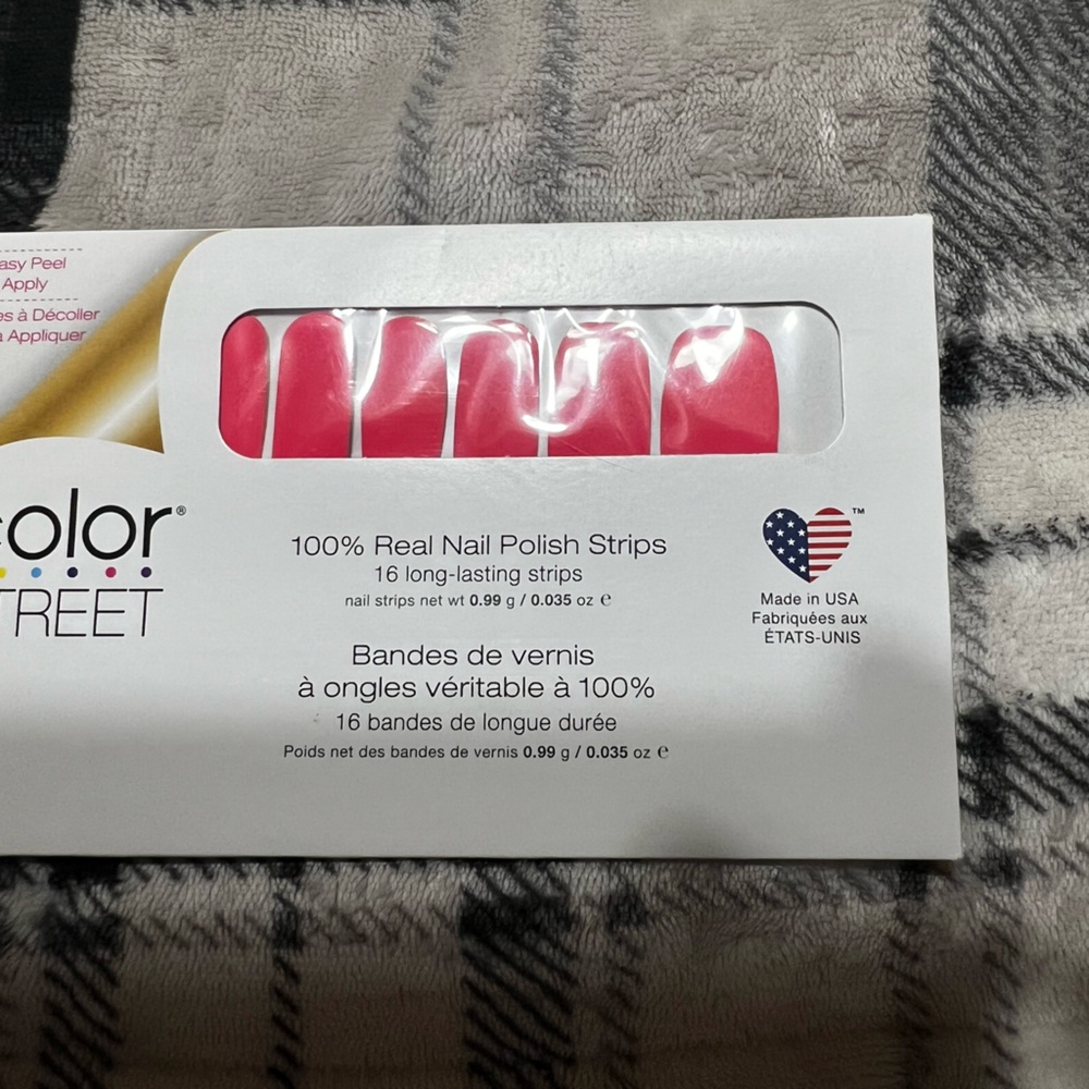 Color Street Nail Polish Strips - Red